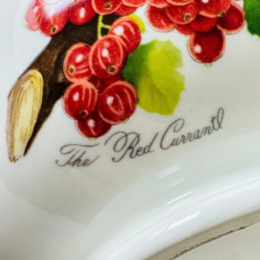 Portmeirion Pomona The Red Currant Teapot Susan Williams-Ellis Made in Britain